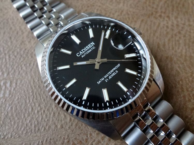 CADISEN Automatic ออโตเมติก C-8053G (Citizen Cal. 8215) ทรงโรเล็กซ์ DateJust รูปที่ 13