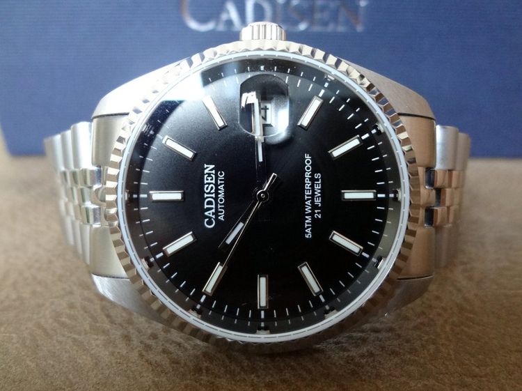 CADISEN Automatic ออโตเมติก C-8053G (Citizen Cal. 8215) ทรงโรเล็กซ์ DateJust รูปที่ 5