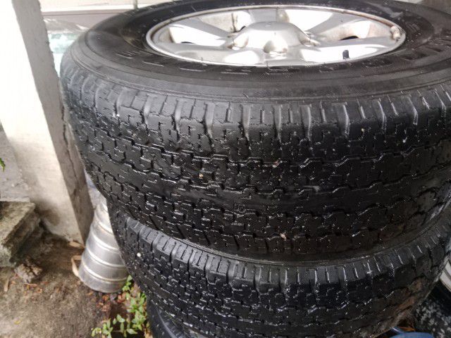 ล้อแม็ก isuzu พร้อมยาง bridgestone2วง รูปที่ 2