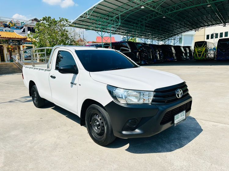 Toyota Hilux Revo 2018 2.4 Entry Pickup ดีเซล ไม่ติดแก๊ส เกียร์ธรรมดา ขาว รูปที่ 3