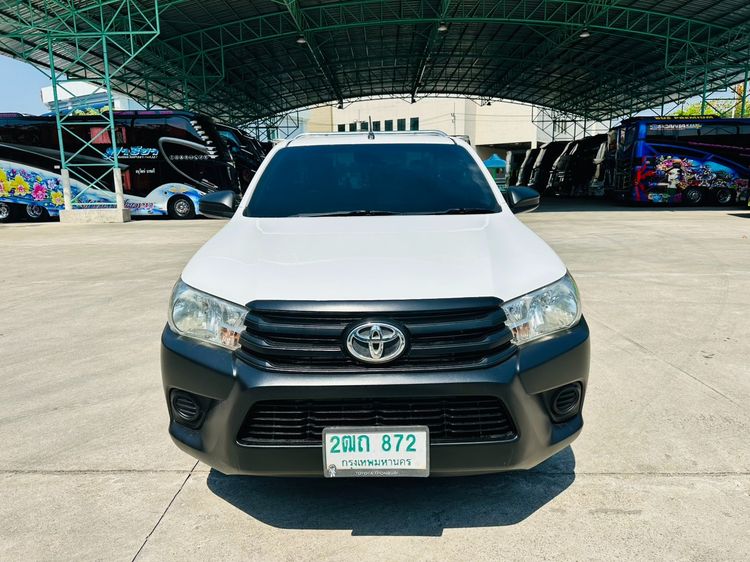 Toyota Hilux Revo 2018 2.4 Entry Pickup ดีเซล ไม่ติดแก๊ส เกียร์ธรรมดา ขาว รูปที่ 4