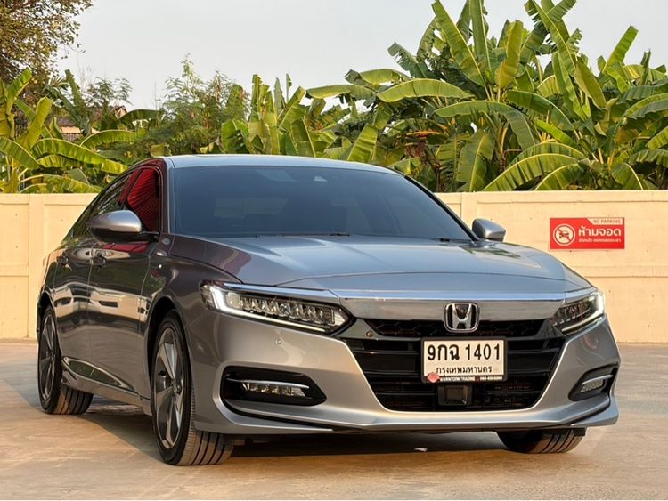 Honda Accord 2019 2.0 Hybrid Tech Sedan ไฮบริด ไม่ติดแก๊ส เกียร์อัตโนมัติ เทา รูปที่ 3