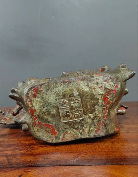 ✨รูปปั้นมังกรจีนทำจากทองแดง รูปที่ 5