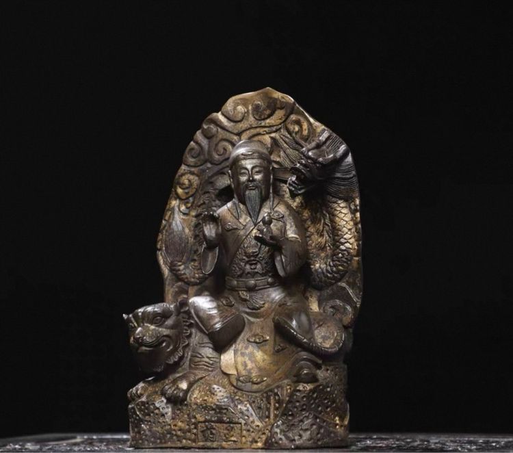 ❤️เทวรูปเทพเจ้าไฉ่ซิงเอี๊ย ปางบู๊ประทับบนหลังพยัคฆ์  รูปที่ 3