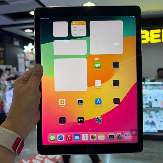 Apple 256 GB iPad Pro 12.9" Gen2 256GB ใส่ซิม(CellularและWiFi) สีดำ เครื่องศูนย์ โมเดลTH จอ12.9นิ้ว 🔥🔥