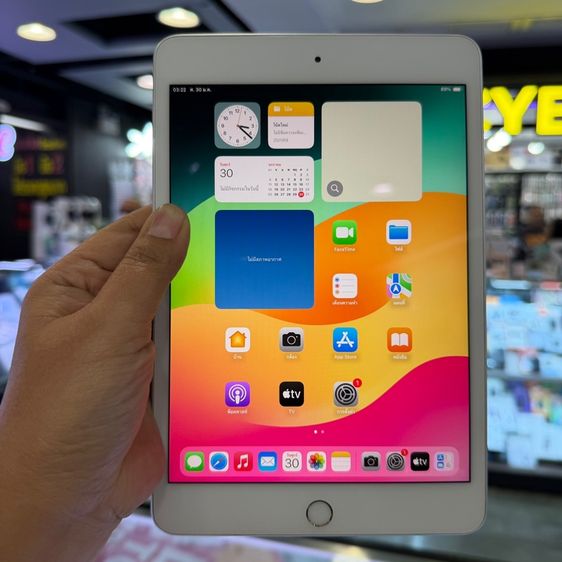 Apple 64 GB iPad mini5 64GB WiFi สีขาว เครื่องศูนย์ โมเดลTH สภาพสวยมากๆ🔥🔥