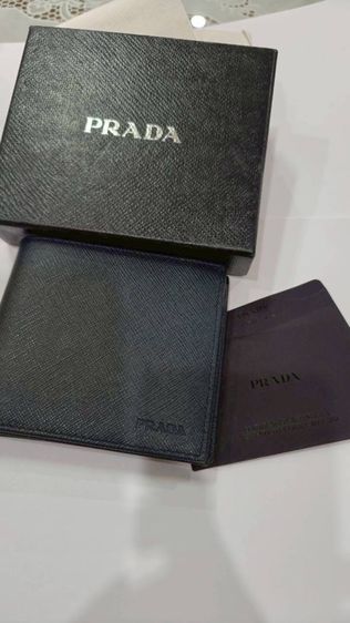 ชาย น้ำเงิน หนังแท้ อื่นๆ กระเป๋าสตางค์ PRADA