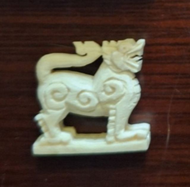 สิงห์หน้าโบสถ์หลวงพ่อเดิม รูปที่ 2