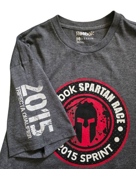 🔥เสื้อกีฬา Reebok Spartan Race 2015 Sprint (Trifecta Qualifier) ไซส์ M สภาพดี ของแท้ รูปที่ 3