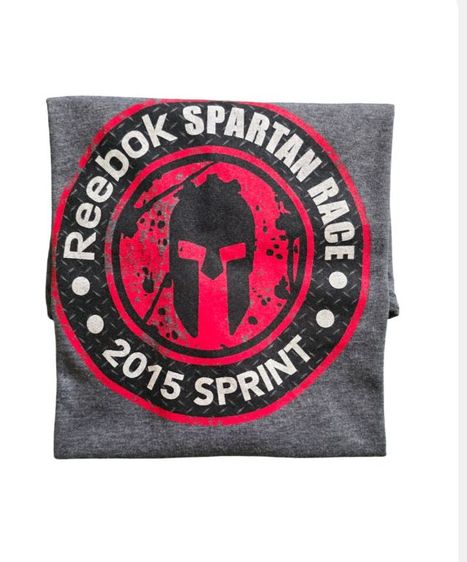 🔥เสื้อกีฬา Reebok Spartan Race 2015 Sprint (Trifecta Qualifier) ไซส์ M สภาพดี ของแท้ รูปที่ 4