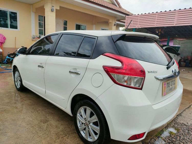 Toyota Yaris 2013 1.2 G Sedan เบนซิน ไม่ติดแก๊ส เกียร์อัตโนมัติ ขาว รูปที่ 3