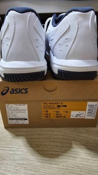 รองเท้า ASICS GEL-ROCKET 11 WHITE INDIGO  รูปที่ 3
