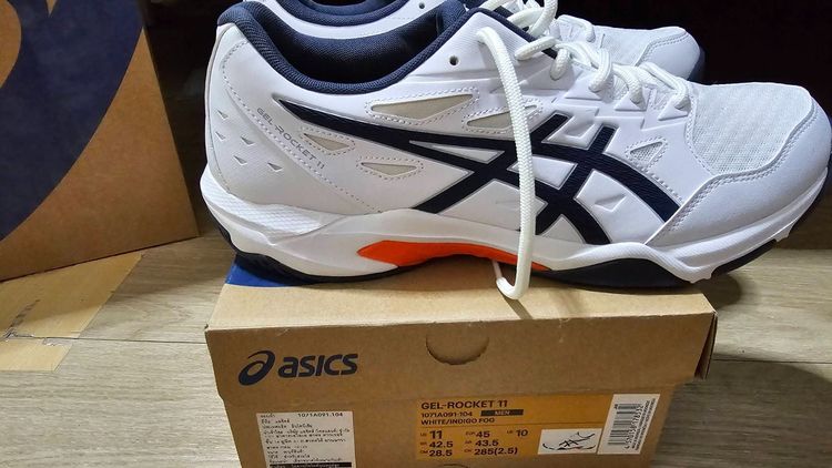 รองเท้า ASICS GEL-ROCKET 11 WHITE INDIGO 