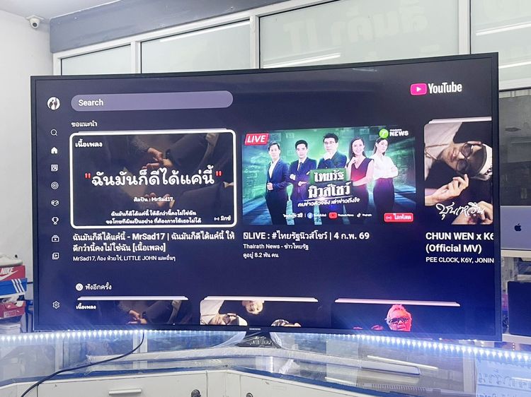 งานช่าง Smart TV Samsung 55 นิ้ว จอโค้ง UA55KU6300KXXT รูปที่ 2