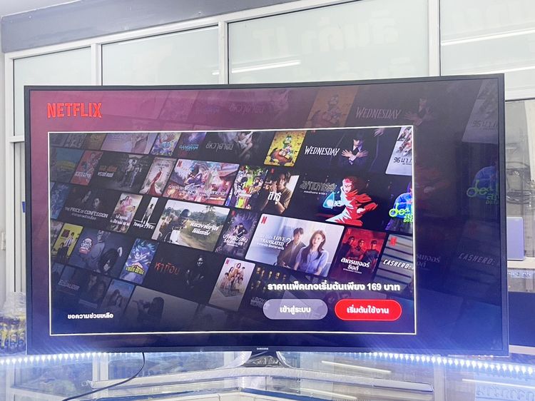 งานช่าง Smart TV Samsung 55 นิ้ว จอโค้ง UA55KU6300KXXT รูปที่ 4