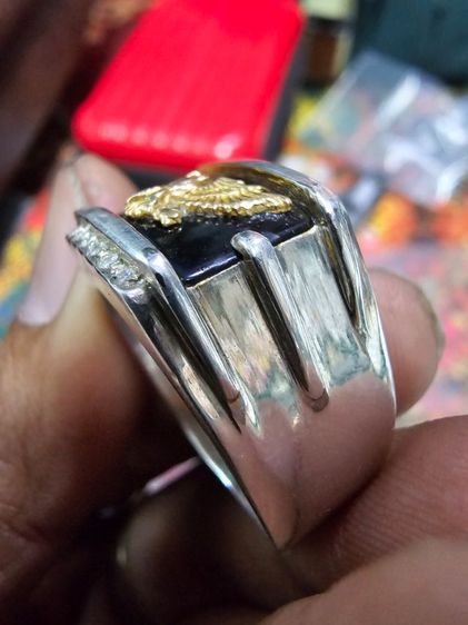 เเหวนอินทรีงานนอกทอง18k รูปที่ 2