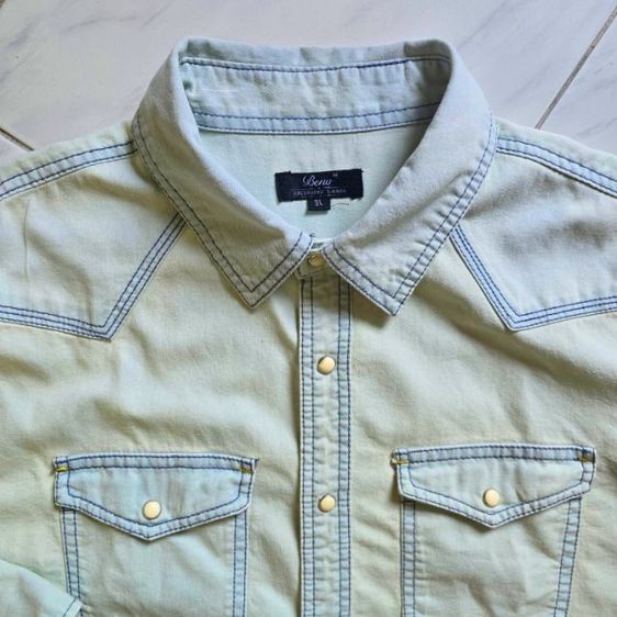 เสื้อยีนส์กระดุมมุกญี่ปุ่น✨ รูปที่ 6