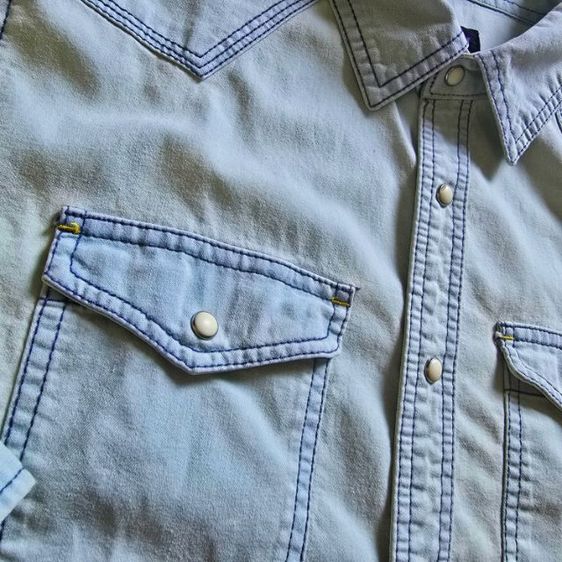 เสื้อยีนส์กระดุมมุกญี่ปุ่น✨