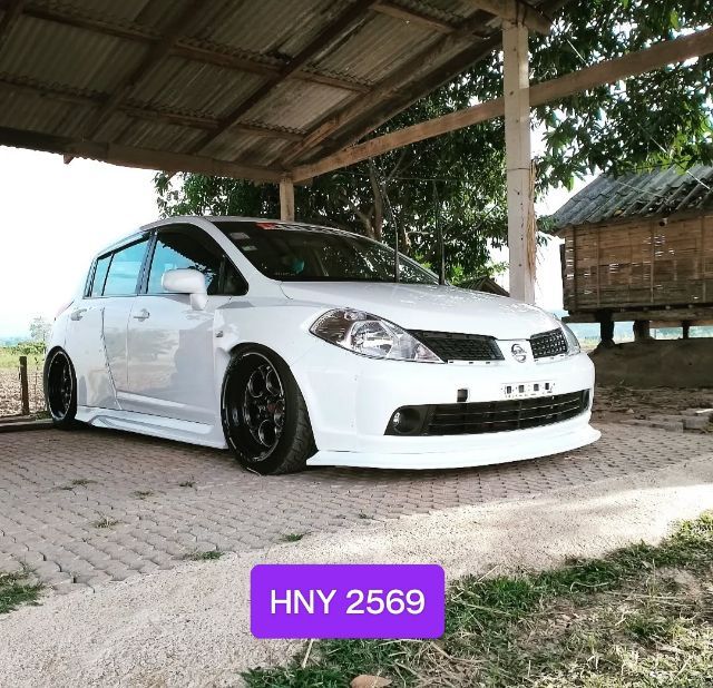 Nissan Tiida 2007 1.6 G Sedan เบนซิน ไม่ติดแก๊ส เกียร์อัตโนมัติ ขาว รูปที่ 3