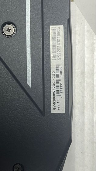 การ์ดจอ Gigabyte GV-N2060WF2OC-12 รูปที่ 3