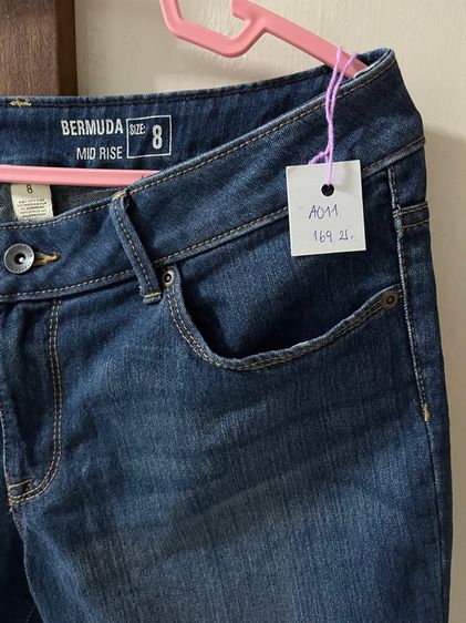 กางเกงยีนส์ขาสั้น A011 รูปที่ 2