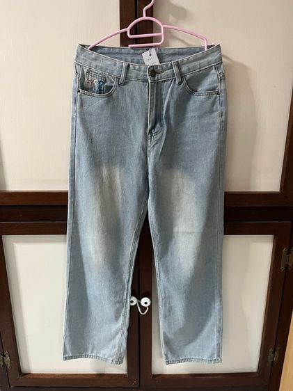 กางเกงยีนส์ขายาว ฟอก A007