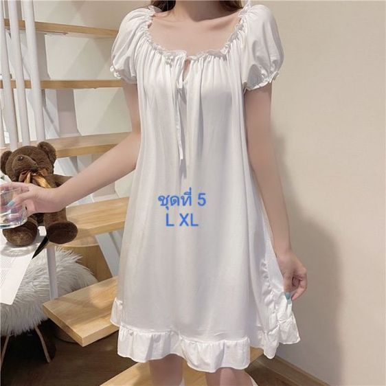 ชุดนอนผ้านุ่มใส่สบาย รูปที่ 7