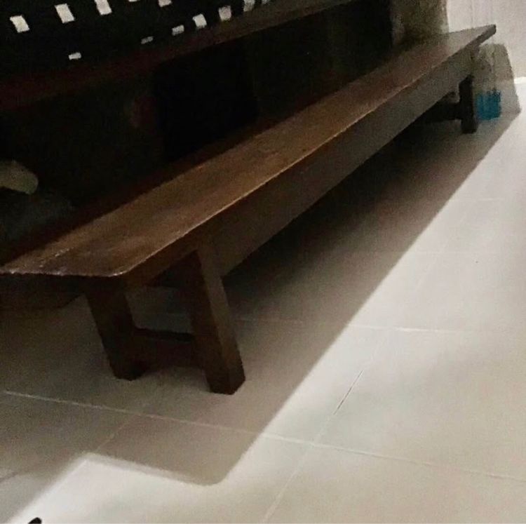 ม้านั่งยาวไม้สัก รูปที่ 2