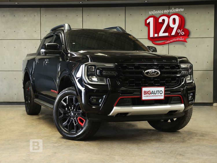 รถ Ford Ranger 2.0 Bi-Turbo Hi-Rider Storntrak สี ดำ