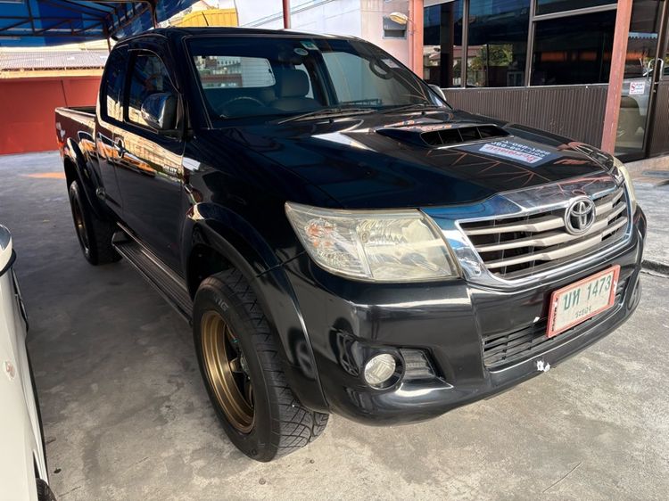 รถ Toyota Hilux Vigo Champ Smart Cab 2.5 E Prerunner สี ดำ