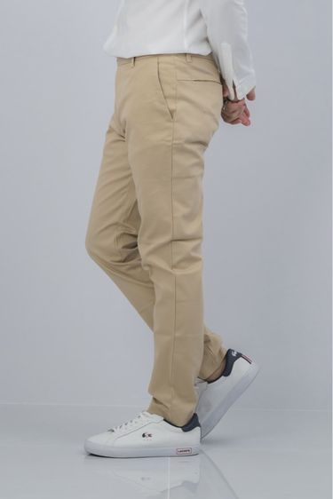 กางเกงสแล็คผู้ชายขาเดฟสีดำ ยี่ห้อ ARAYะ ใ่ส่ทำงาน นิสิตนักศึกษา ผ้ายืดซาติน ผ้ากำมะดิน  ผ้าชาลี รูปที่ 5