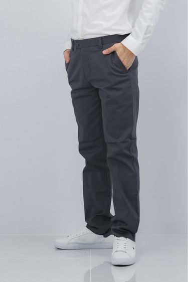 กางเกงสแล็คผู้ชายขากระบอกเล็กสีดำยี่ห้อ ARAYะ อารยะ สำหรับใส่ทำงาน นิสิตนักศึกษา รูปที่ 4