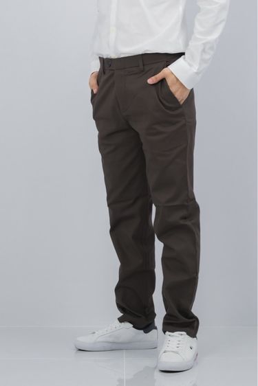 กางเกงสแล็คผู้ชายขากระบอกเล็กสีดำยี่ห้อ ARAYะ อารยะ สำหรับใส่ทำงาน นิสิตนักศึกษา รูปที่ 9