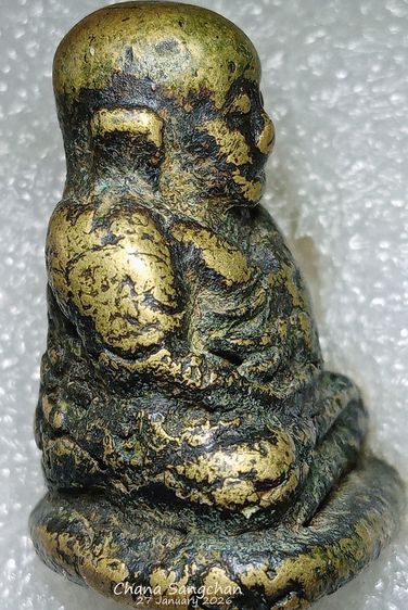 หลวงพ่อเงินบางคลาน พิมพ์ขี้ตาห้าชาย สวยจัดทุกมุม หล่อโบราณเก่าแท้ถึงยุค หายากสุดๆ รูปที่ 3