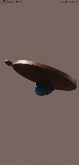 หลวงปู่ม่วง​ รุ่นแรก​ เนื้อทองแดง​ หูเชื่อมขอบกระบอก​ วัดบ้านทวนจ.กาญจนบุรี รูปที่ 2