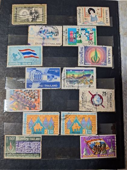 แสตมป์เก่าเก็บ (ใช้แล้ว) ทรงคุณค่า 193 ดวง รูปที่ 6