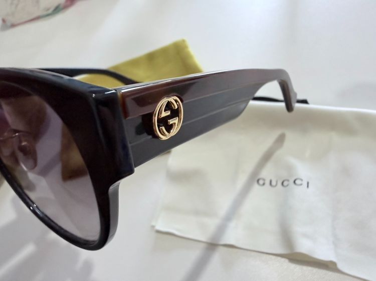 แว่นกันแดด Gucci รุ่น GG1304SK รหัสสี 001 ลดพิเศษ รูปที่ 4