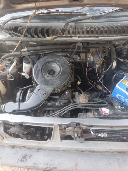 Daihatsu Mira 1993 850 Sedan เบนซิน ไม่ติดแก๊ส เกียร์ธรรมดา ดำ รูปที่ 2