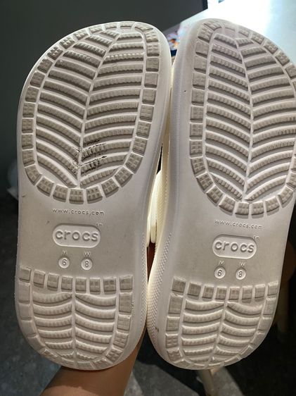 ขาว อื่นๆ รองเท้าแตะแบบลำลอง UK 5 | EU 38 | US 6.5 รองเท้า crocs