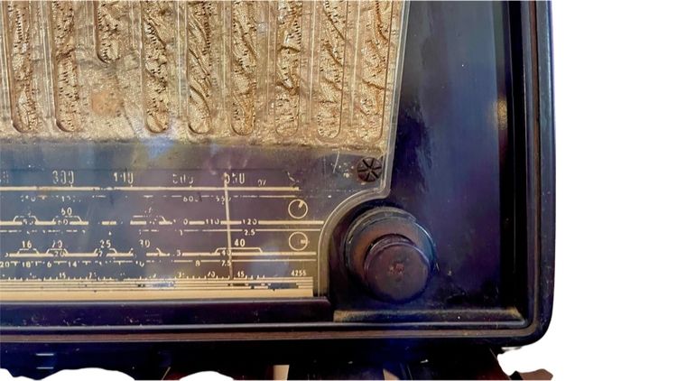 วิทยุโบราณ ไม้มีน้ำหนัก radio vintage  รูปที่ 6