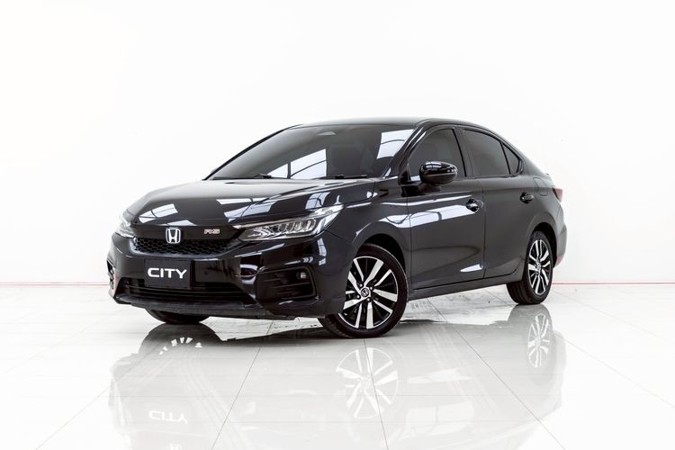 Honda City 2021 1.5 e:HEV RS Sedan ไฮบริด ไม่ติดแก๊ส เกียร์อัตโนมัติ ดำ