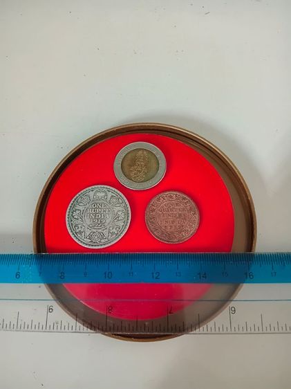 เหรียญรูปีอินเดีย 2 เหรียญ รูปที่ 3