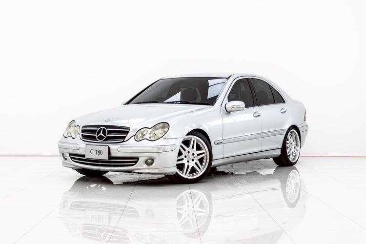 รถ Mercedes-Benz C-Class C180 Kompressor สี เทา