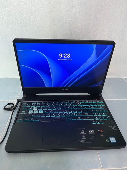 ASUS TUF Gaming ไม่ใช่ 8 กิกะไบต์ วินโดว์ USB โน้ตบุ๊คเกมมิ่ง