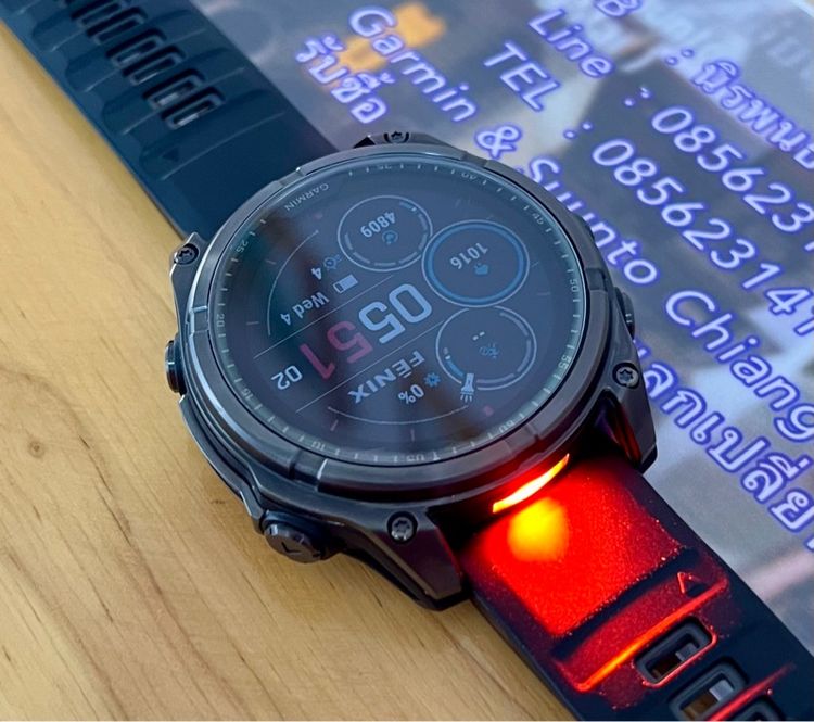 Garmin Fenix 8 จอ 47 mm Sapphire Solar รูปที่ 10