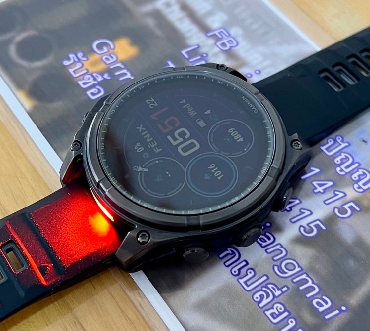 Garmin Fenix 8 จอ 47 mm Sapphire Solar รูปที่ 12
