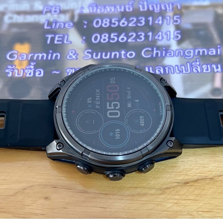 Garmin Fenix 8 จอ 47 mm Sapphire Solar รูปที่ 6