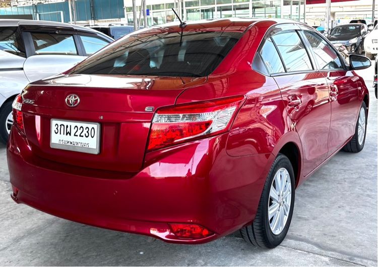 Toyota Vios 2014 1.5 E Sedan เบนซิน ไม่ติดแก๊ส เกียร์อัตโนมัติ แดง รูปที่ 3