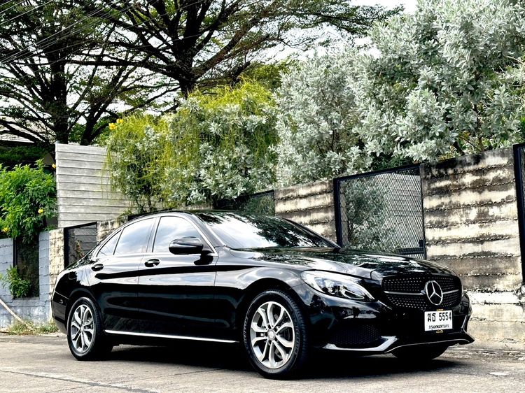Mercedes-Benz C-Class 2016 C200 Sedan เบนซิน ไม่ติดแก๊ส เกียร์อัตโนมัติ ดำ รูปที่ 2