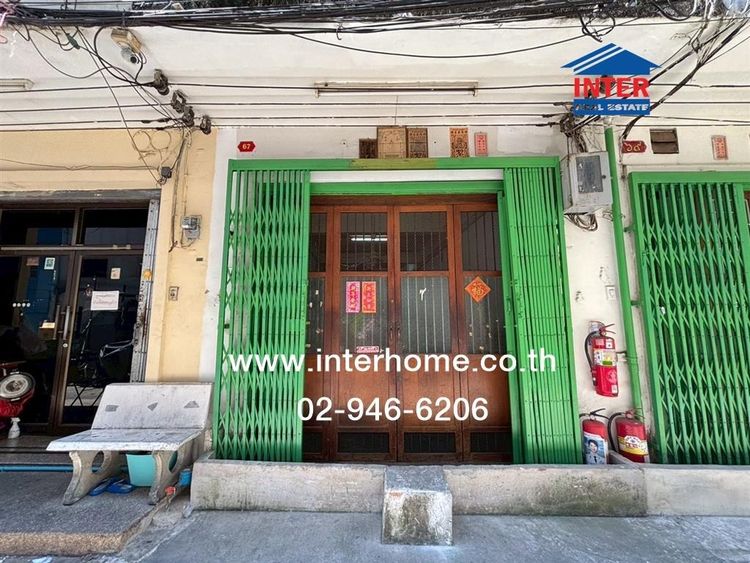 อาคารพาณิชย์ 5 ชั้น 11.9 ตร.ว. อาคารพาณิชย์ ใกล้ MRT สามยอด ใกล้วัดราชบพิธ ตรอกเฟื่องนคร ถนนตีทอง เขตพระนคร กรุงเทพมหานคร